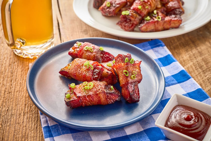Bacon-Wrapped Ribs