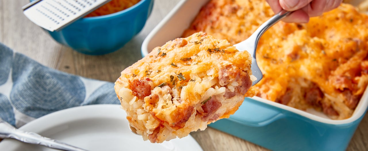 Cheesy Sausage Hash Brown Casserole | Farmland Foods