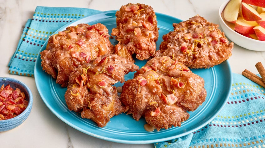 Bacon Apple Fritters 