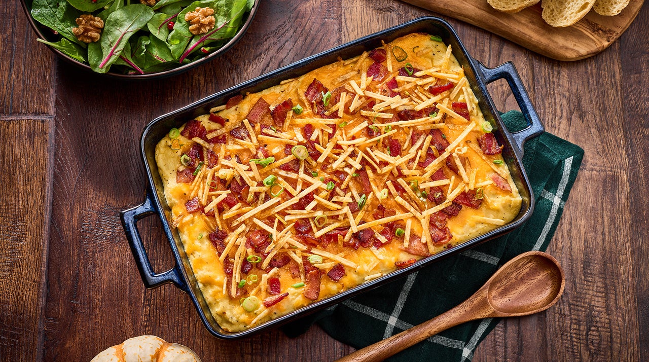 Loaded Mashed Potato Casserole | Farmland Foods