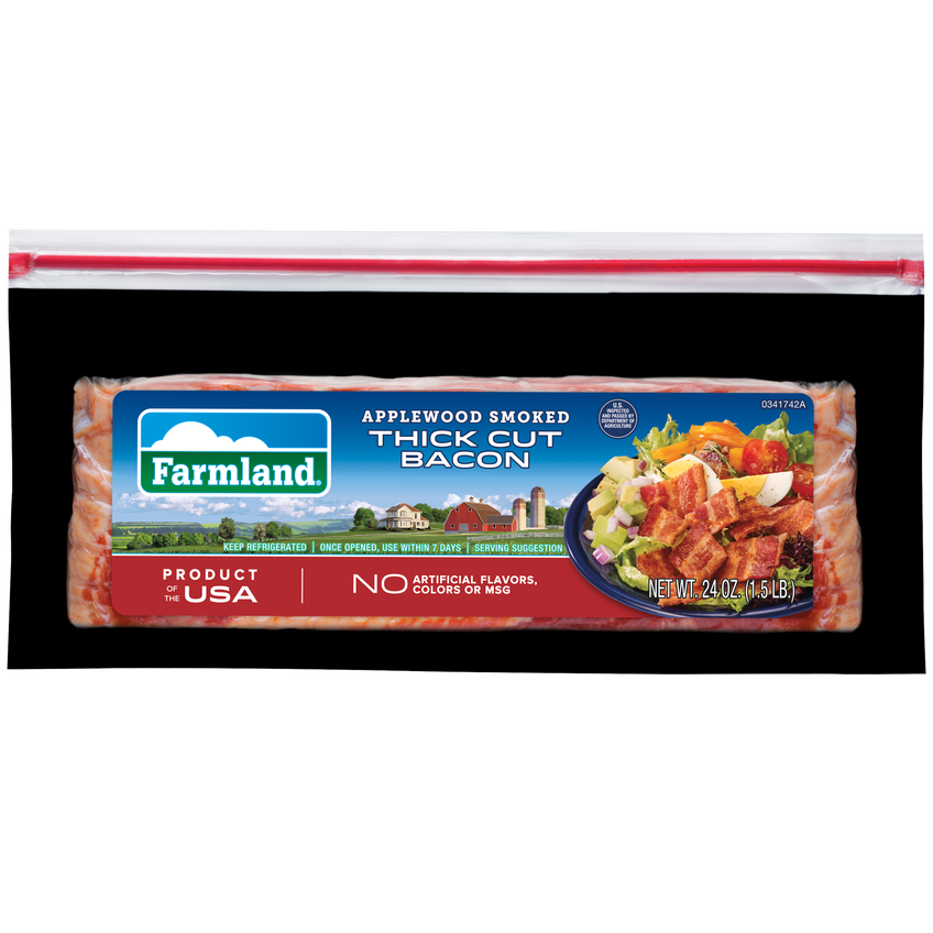 Applewood Smoked Bacon, Thick Cut Stackpack, 24oz 