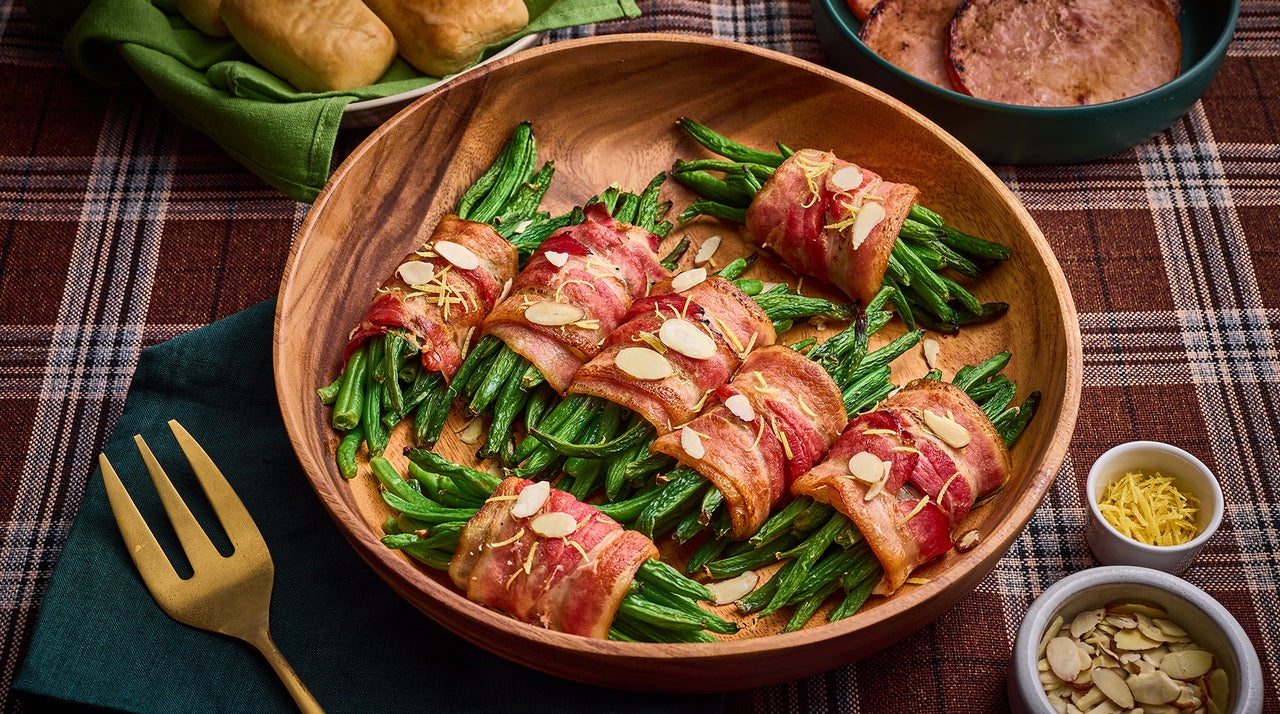 Bacon-Wrapped Green Beans | Farmland Foods