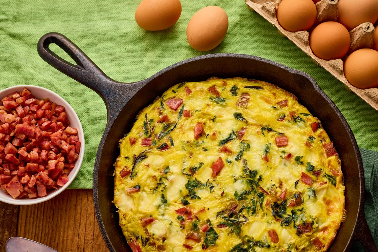 Diced Ham and Swiss Chard Frittata | Farmland Foods