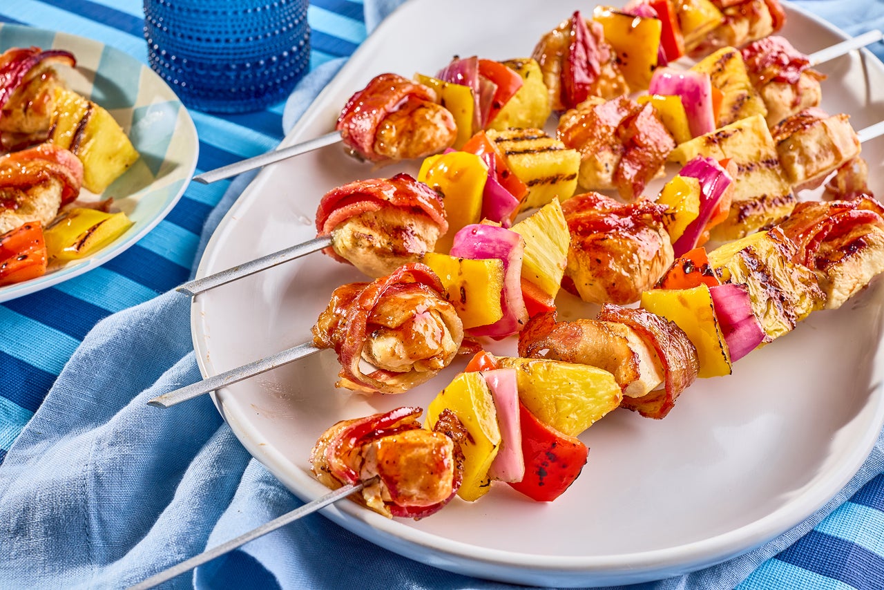 Bacon BBQ Chicken Kabobs | Farmland Foods