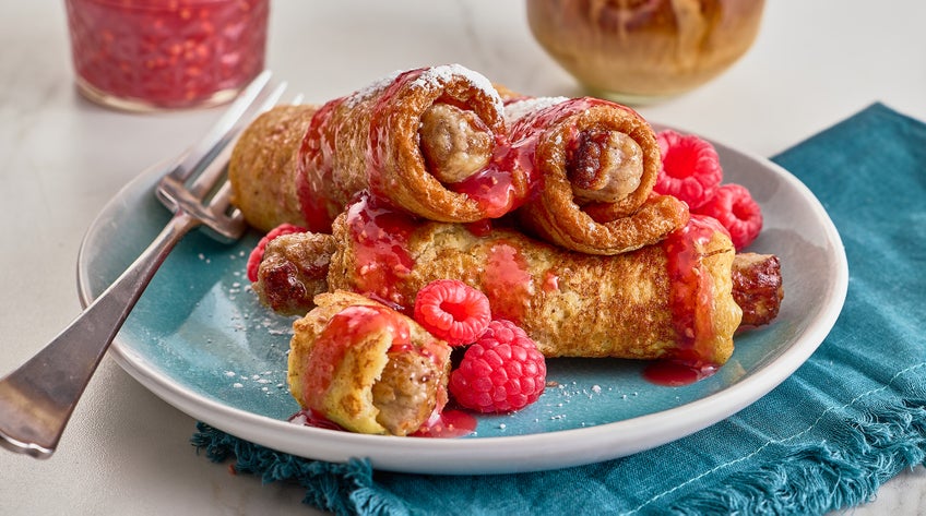 French Toast Sausage Rollups