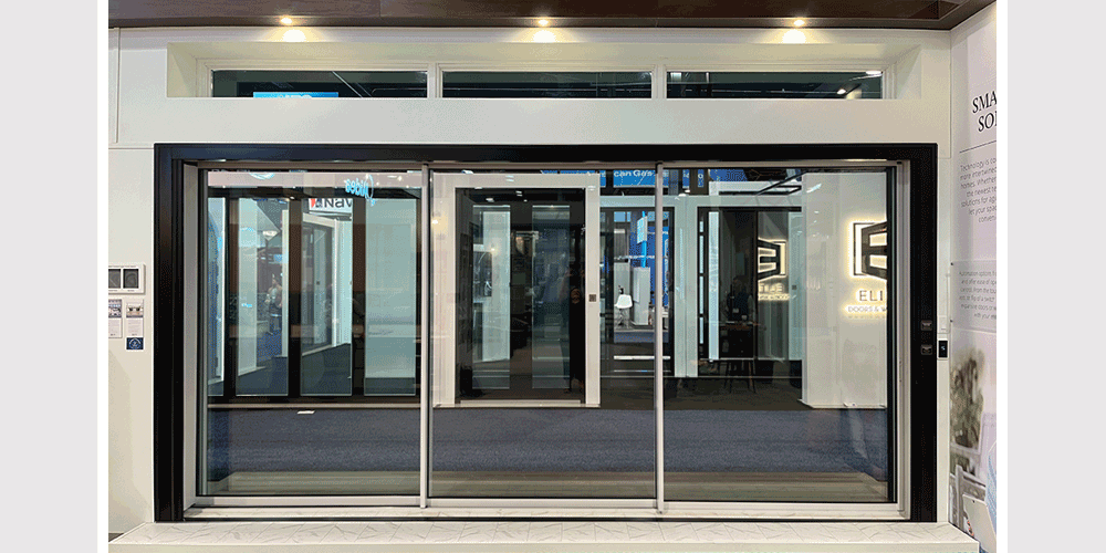 large sliding door