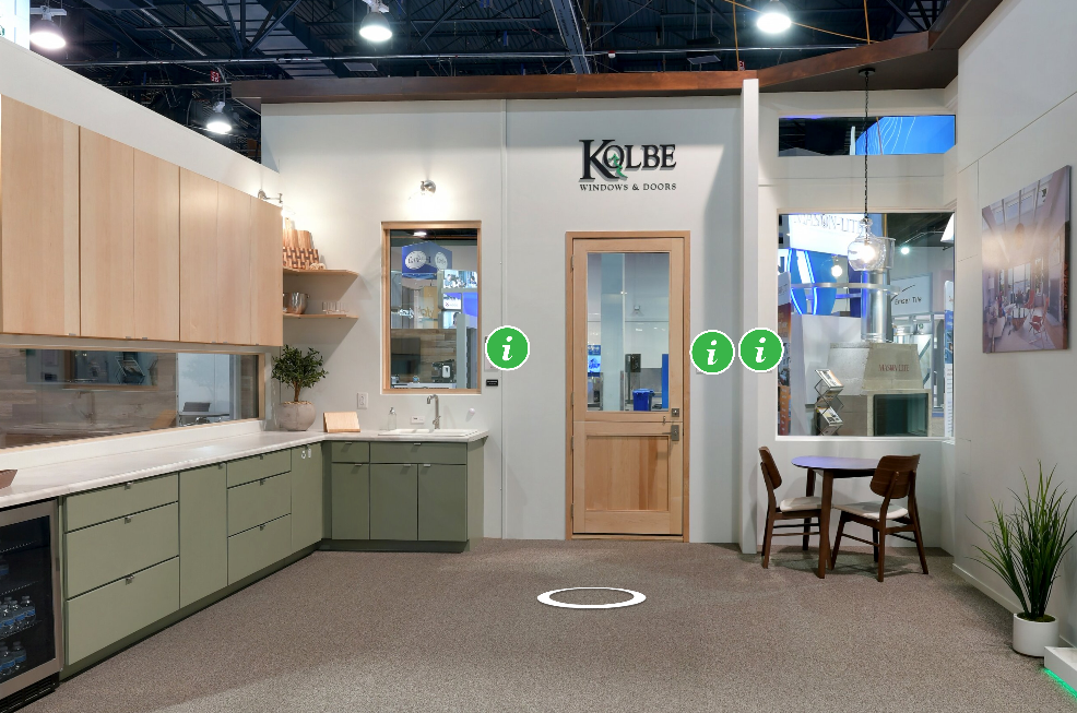 Kolbe Windows and Doors IBS 2023 Kitchen Showroom