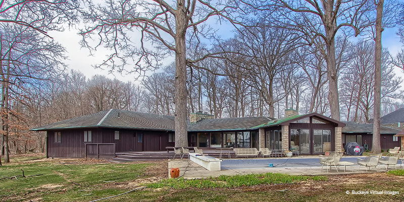 Back of house before renovations