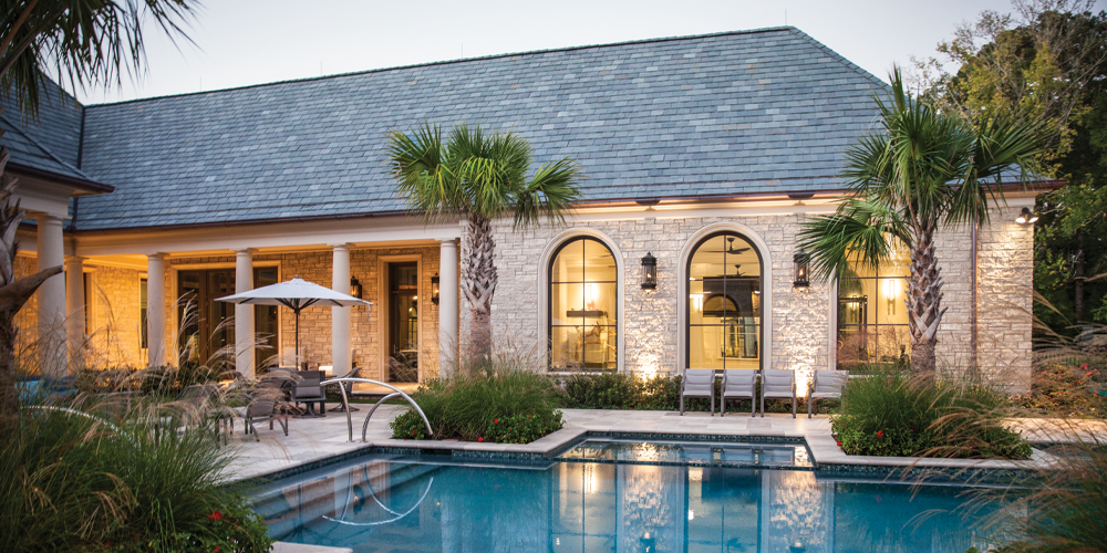 Extruded aluminum clad exterior with Rustic fluoropolymer finish