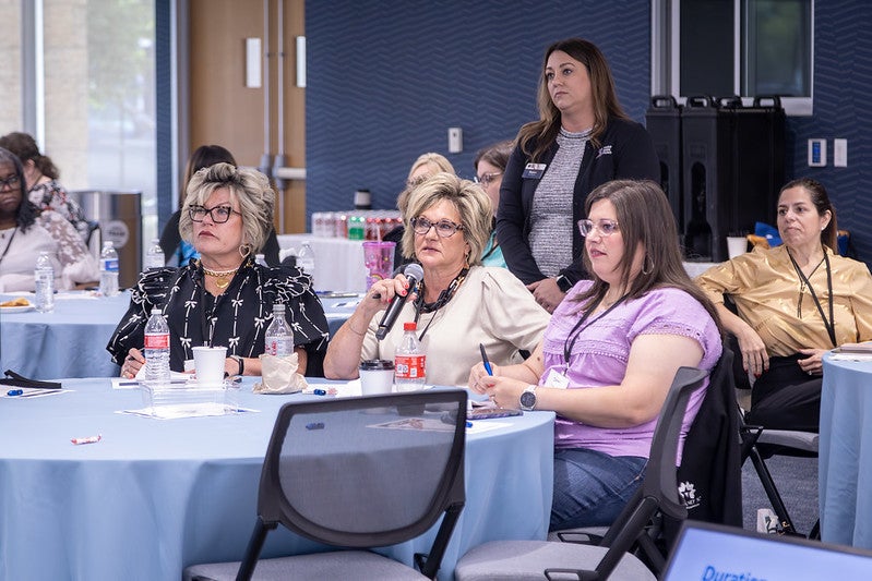 Elizabeth Jackson, New Caney ISD Benefits and Risk Manager (middle), was instrumental in launching the district’s workers’ compensation program. She was joined by co-workers Marsha Stuard, Risk Management Specialist; and Carmen Trevino, Benefits Specialist.