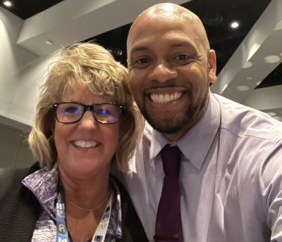 TASB Risk Solutions Consultant Ryan Boyce and Willis ISD Leave Specialist Mary Daniels