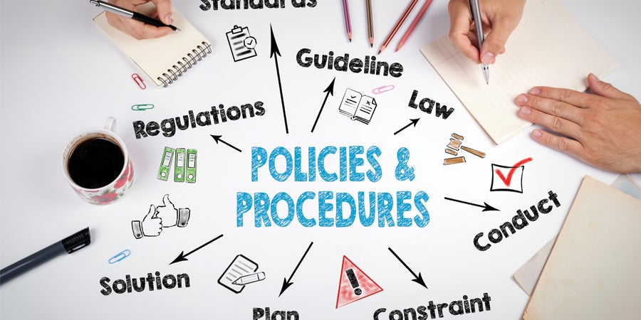 Policies and procedures graphic