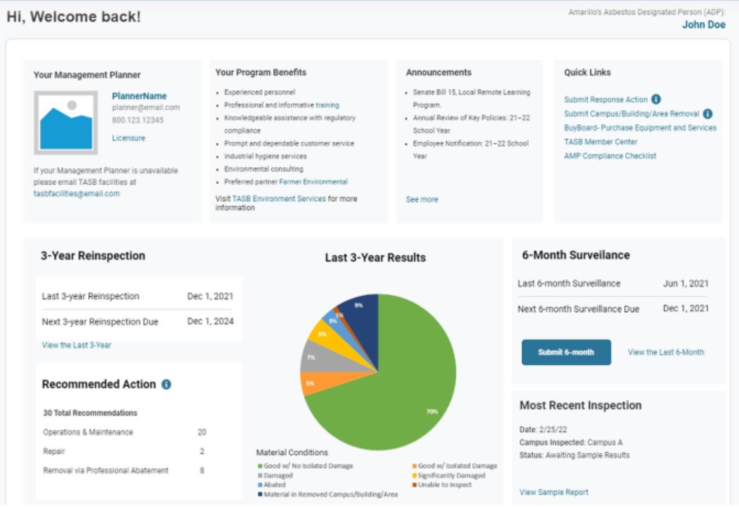 Online Asbestos Management Plan | TASB