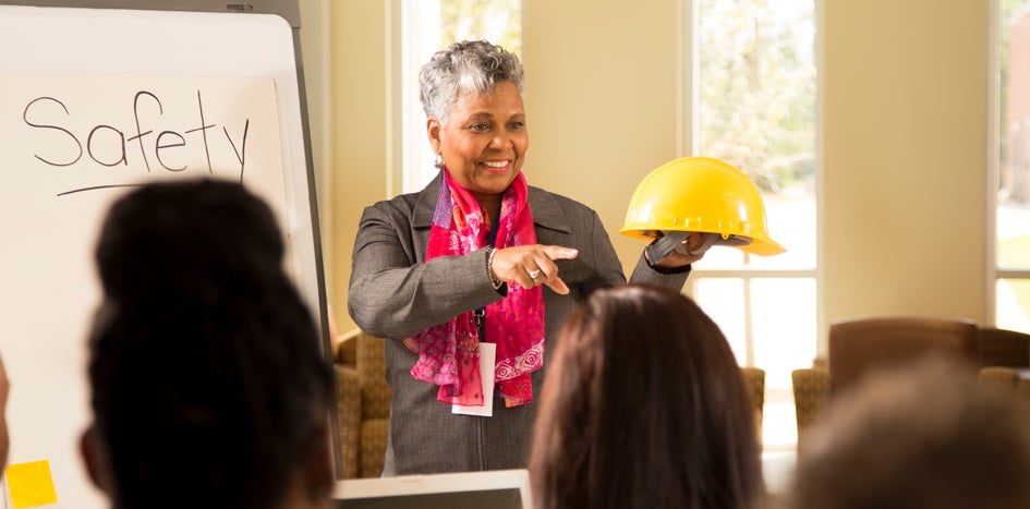 Safety training class