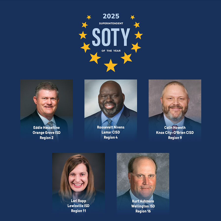 2025 Superintendent of the Year Award (SOTY) - Top 5 Finalists 