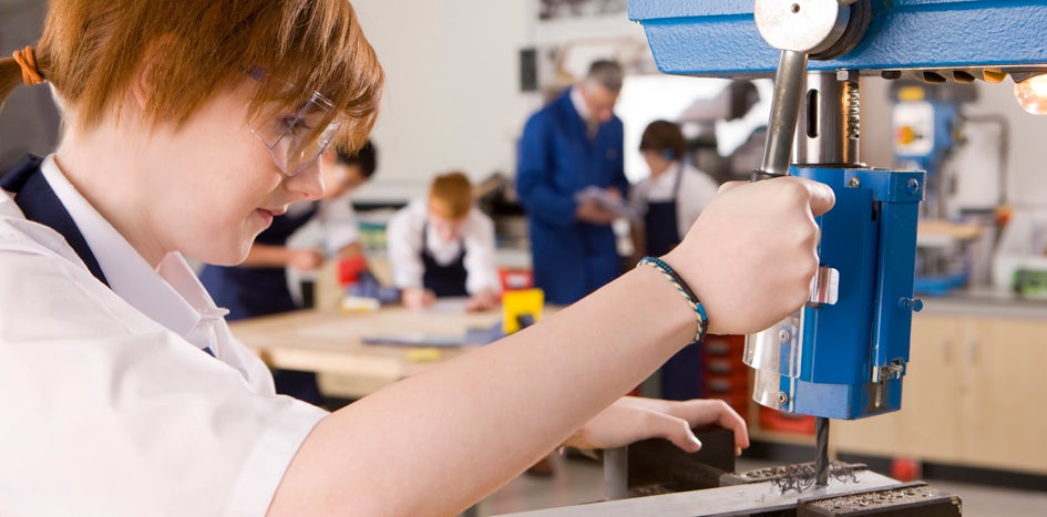 Student metalworking