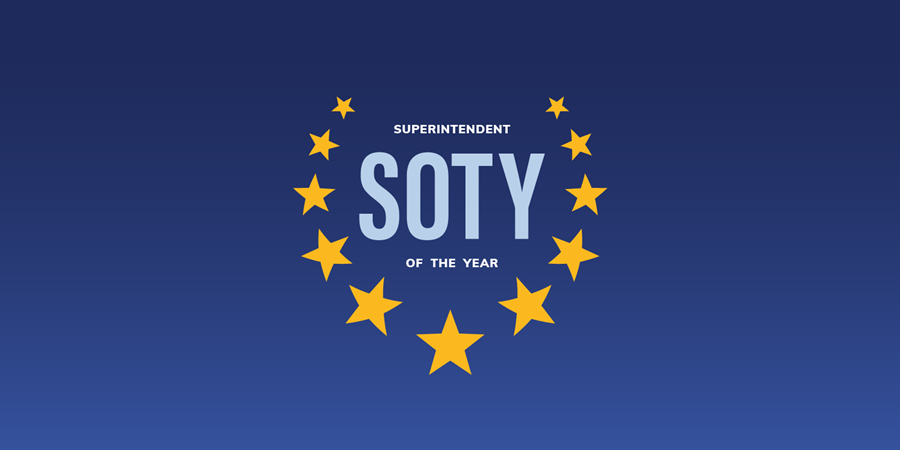 Superintendent of the Year Award Banner (SOTY)