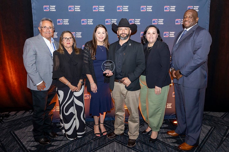 Beeville ISD accepts its 2026 Fund Excellence Award