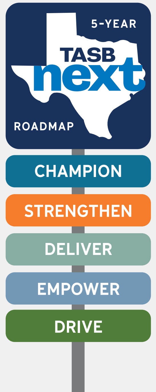TASBnext 5-Year Roadmap: Champion, Strengthen, Deliver, Empower, Drive