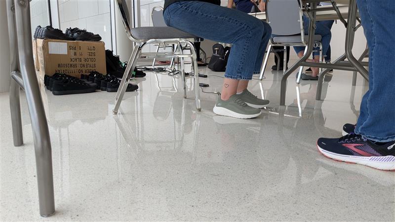 Round Rock ISD shoe fitting