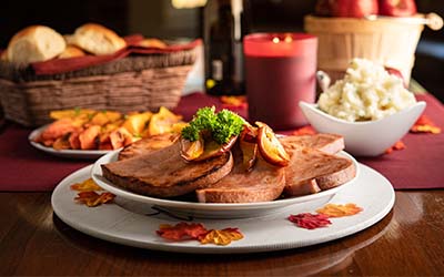 Ham Steak with Apple Cider Glaze