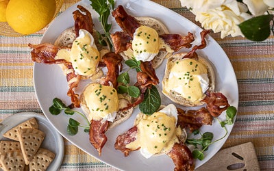 Desayuno Benedictino Con Tocino

