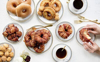 Rosquillas Envueltas en Tocino Natural