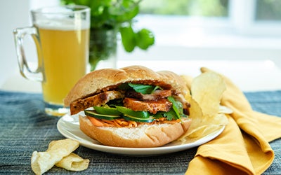 Banh Mi Pork BBQ Sandwich