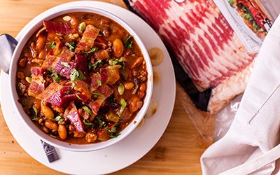 Chili De Calabaza Con Tocino