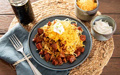 Pasta Skyline Chili