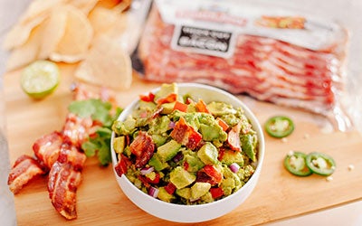 Guacamole Superior Con Tocino