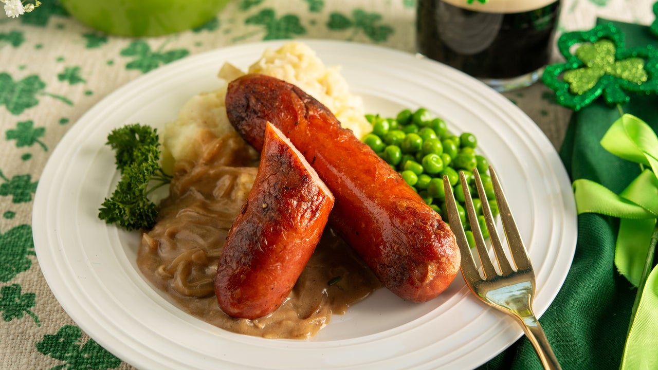 Irish Bangers and Mash