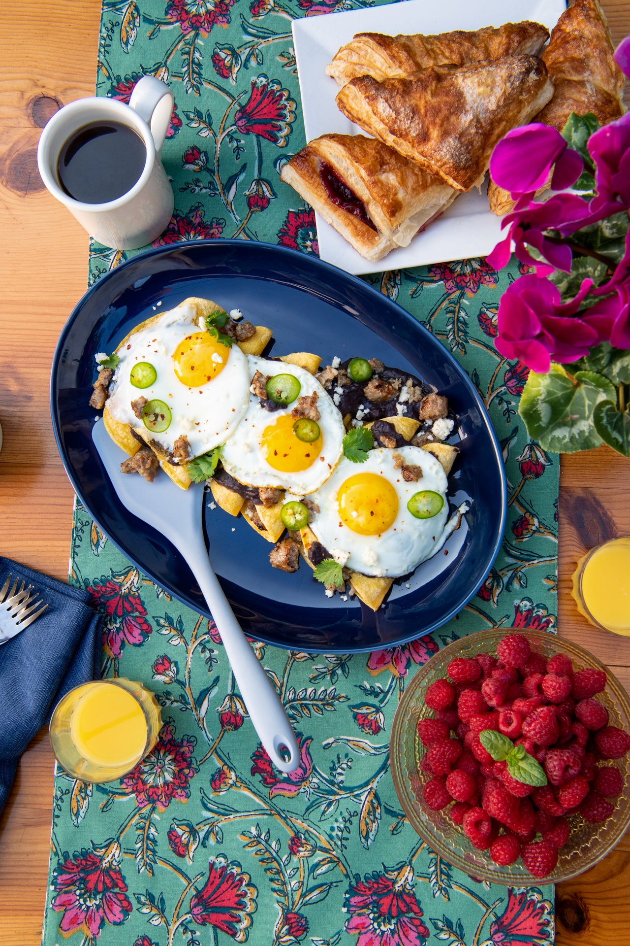 Breakfast Enfrijoladas 