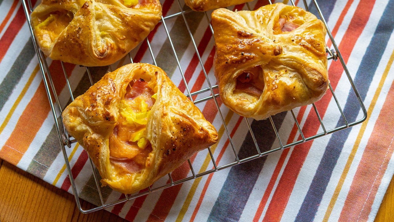 Bolsitas De Jamón Y Queso Para Desayuno
