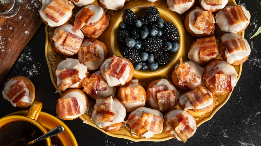 Bacon Donut Holes
