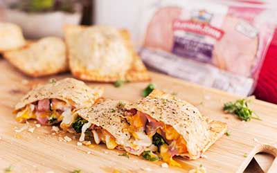 Broccoli Ham And Cheese Pockets
