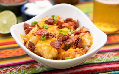 Cacerola Tater Tot De Tocino