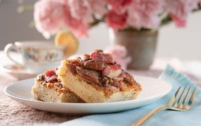 Pastel De Café Con Tocino Para El Desayuno
