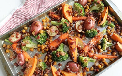 Sheet Pan Veggies with Bacon