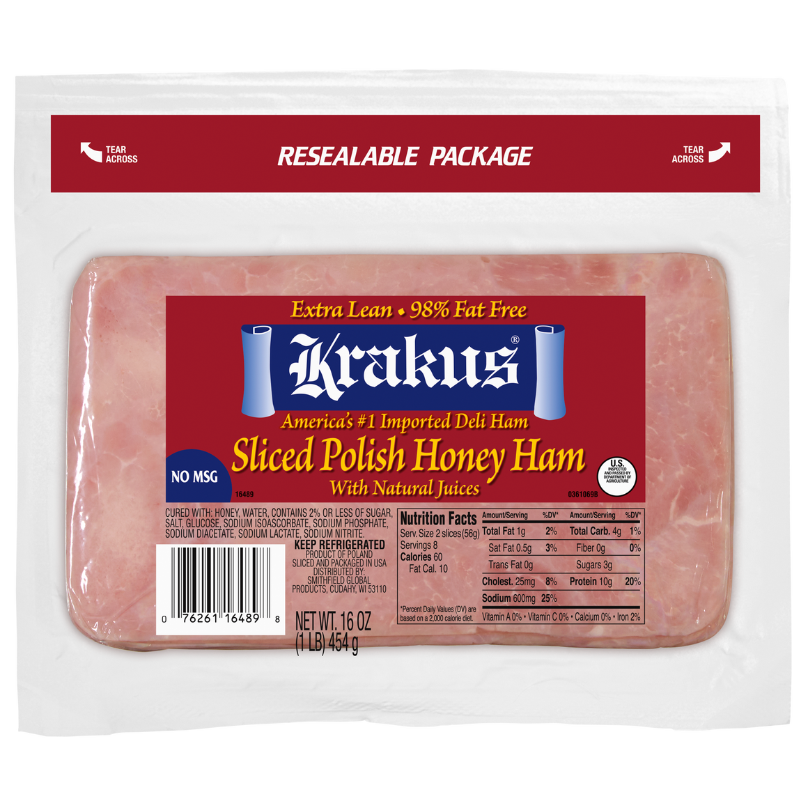 Sliced Polish Honey Ham