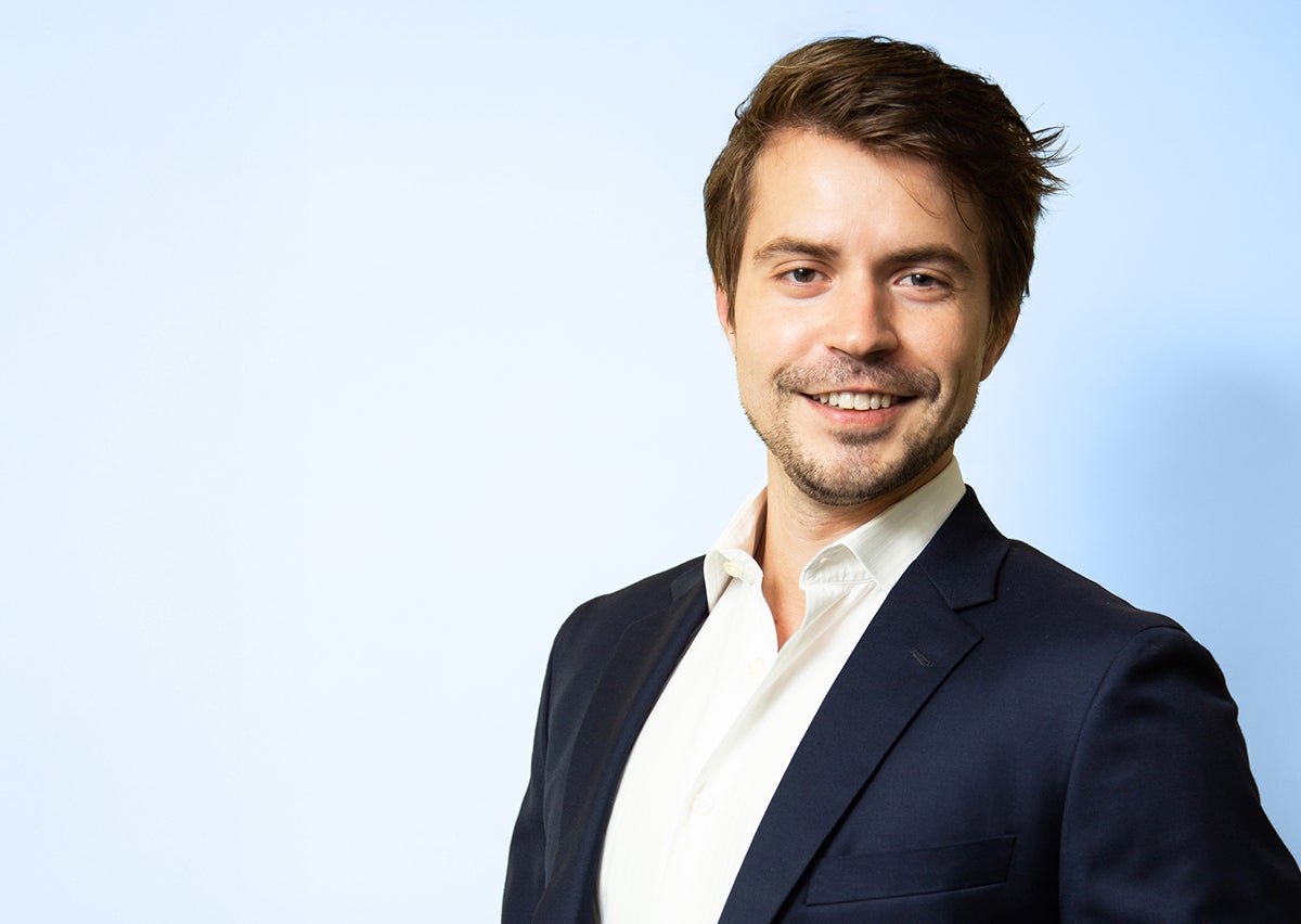 Image of man smiling