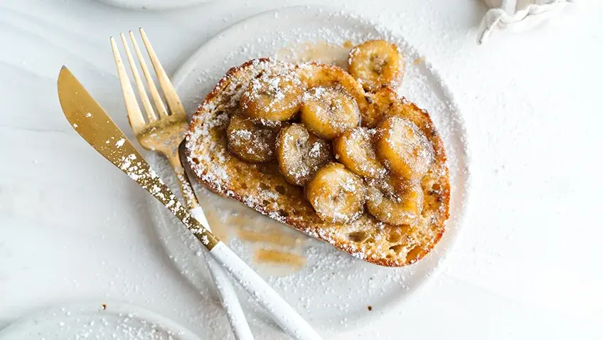 French Toast with Caramelised Banana