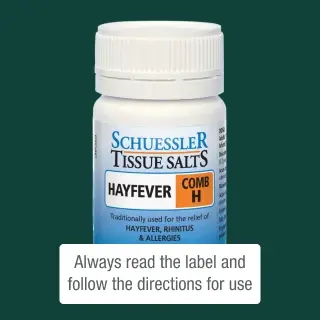 Natural hayfever support