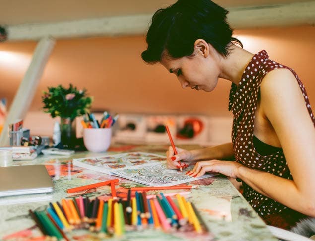 Ever tried a mindfulness colouring book to help you relax?