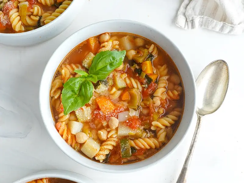 Low FODMAP Minestrone Soup