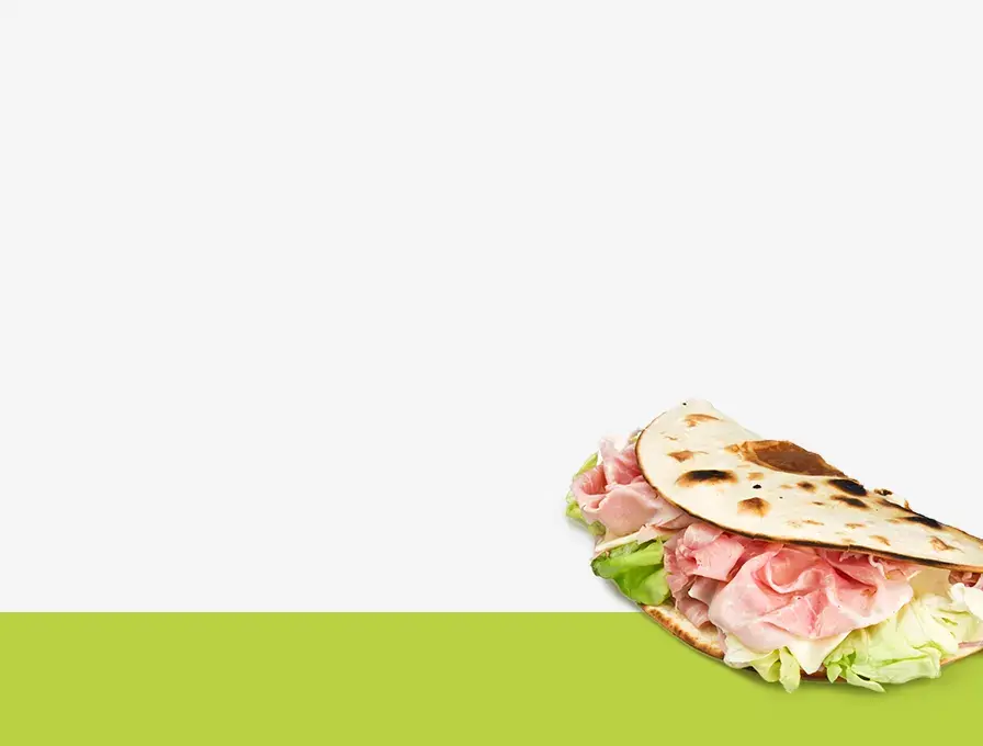 ham and salad pocket