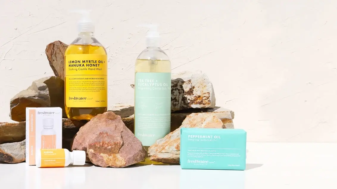 Freshwater Farm soaps, hand and body wash available at heathylife