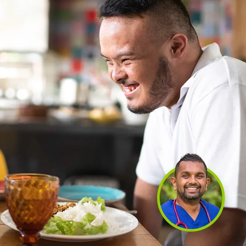 Healthy eating for people with disability