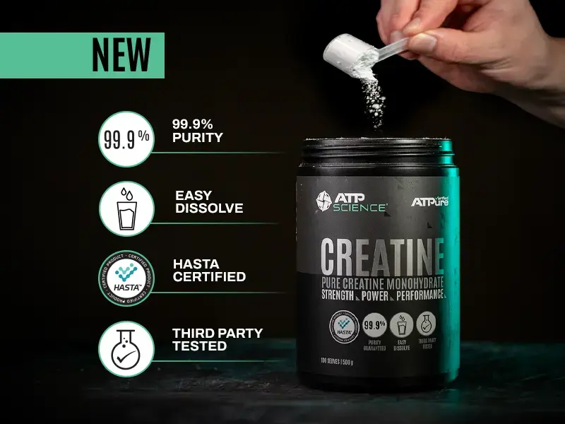 Pure creatine. Real gains.