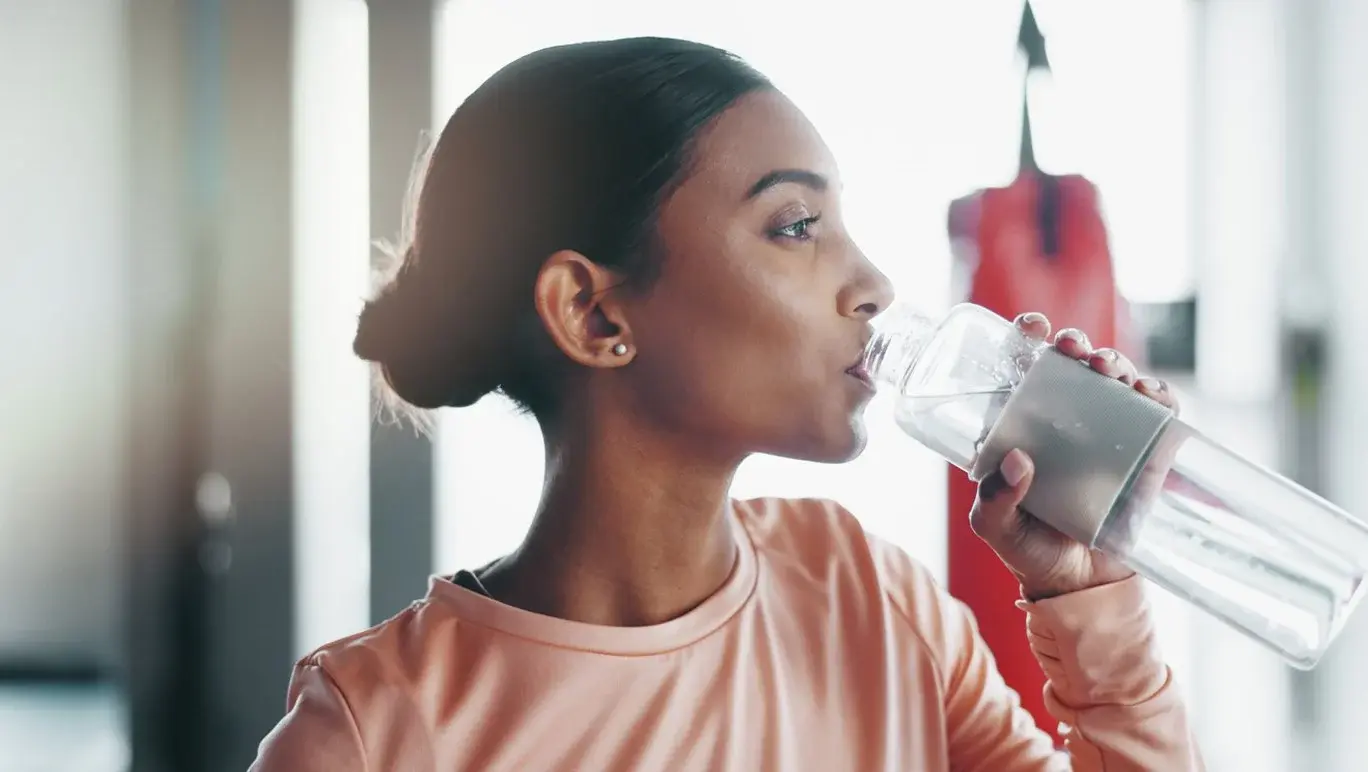 Women taking electrolytes